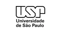 Representation of the logo of the Universidade de Sao Paulo with the three letters USP