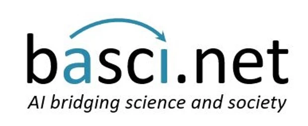 Representation of the basci.net logo with a connecting arrow between the a and the i.